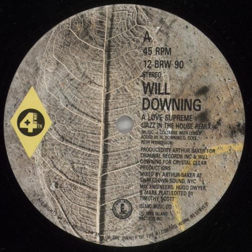 Will Downing A Love Supreme 12" vinyl single (12 inch record / Maxi-single) UK WLL12AL195886