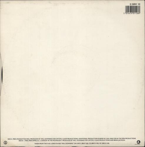 Will Downing Free 12" vinyl single (12 inch record / Maxi-single) UK WLL12FR879187