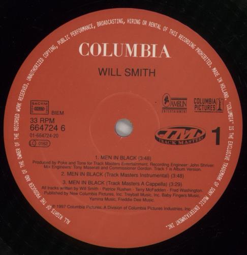 Will Smith Men In Black 12" vinyl single (12 inch record / Maxi-single) Dutch WSM12ME606737