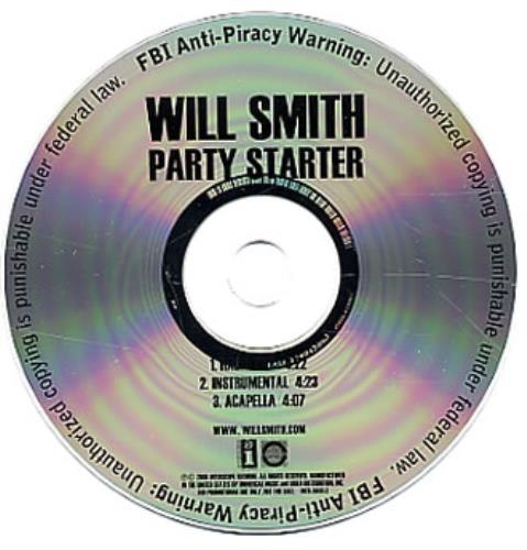 Will Smith Party Starter CD single (CD5 / 5") US WSMC5PA346104