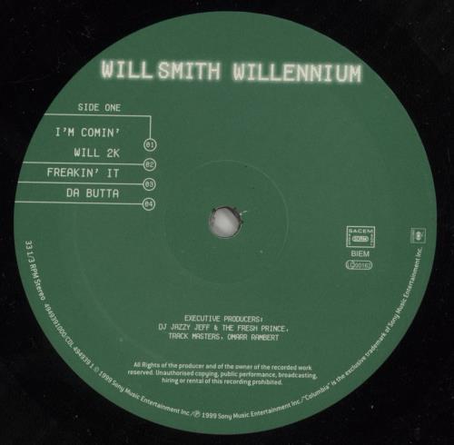 Will Smith Willennium 2-LP vinyl record set (Double LP Album) UK WSM2LWI754391