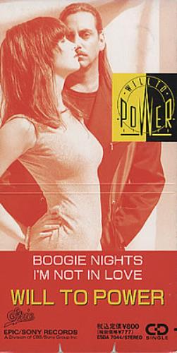 Will To Power Boogie Nights 3" CD single (CD3) Japanese WTPC3BO149600