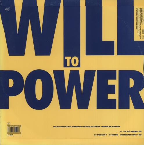 Will To Power Freebaby EP 12" vinyl single (12 inch record / Maxi-single) UK WTP12FR658902