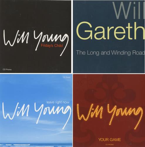 Will Young Collection Of 5 Promotional CD Singles CD single (CD5 / 5") UK WYOC5CO417837