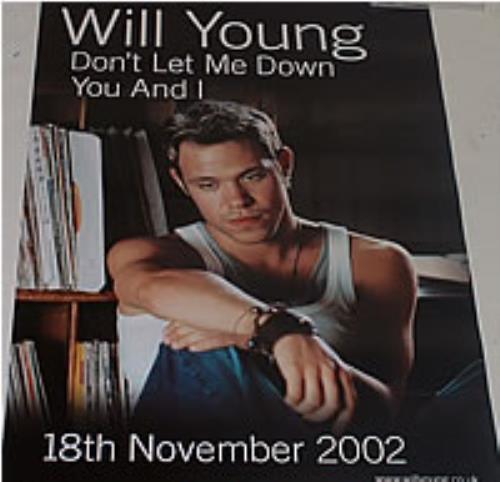 Will Young Don't Let Me Down/You And I poster UK WYOPODO255213