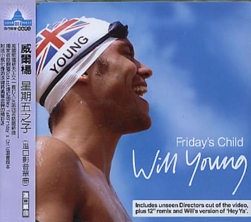 Will Young Friday's Child CD single (CD5 / 5") Taiwanese WYOC5FR306760