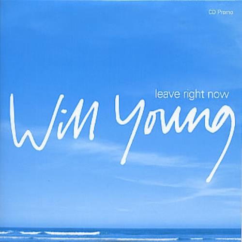 Will Young Leave Right Now CD single (CD5 / 5") European WYOC5LE314938
