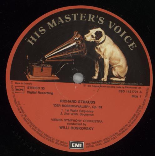Willi Boskovsky Symphonic Waltzes vinyl LP album (LP record) German 1LMLPSY875134