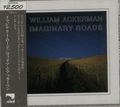 William Ackerman Imaginary Roads CD album (CDLP) Japanese WACCDIM615103