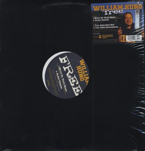 William Hung Free 12" vinyl single (12 inch record / Maxi-single) US WHN12FR398724