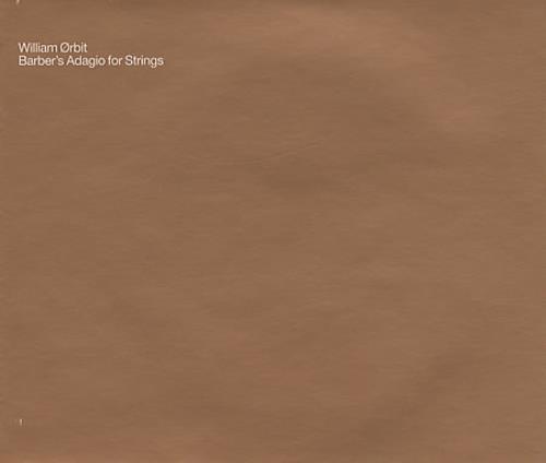 William Orbit Barber's Adagio For Strings CD single (CD5 / 5") UK WLMC5BA176534