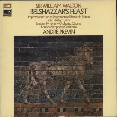 William Walton Belshazzar's Feast vinyl LP album (LP record) UK WCFLPBE887170