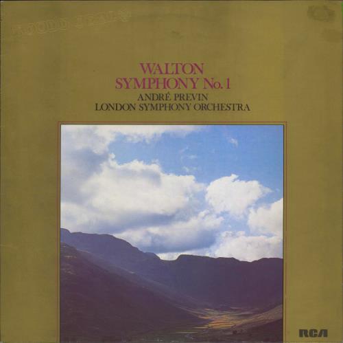 William Walton Symphony No. 1 vinyl LP album (LP record) UK WCFLPSY533171