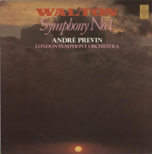William Walton Symphony No. 1 vinyl LP album (LP record) UK WCFLPSY879487