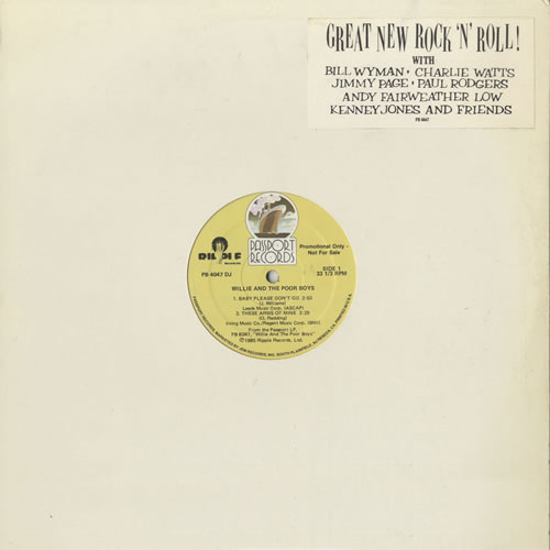 Willie & The Poor Boys Sampler 12" vinyl single (12 inch record / Maxi-single) US WPB12SA476268