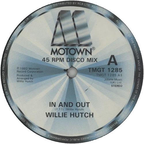Willie Hutch In And Out 12" vinyl single (12 inch record / Maxi-single) UK WH712IN632855