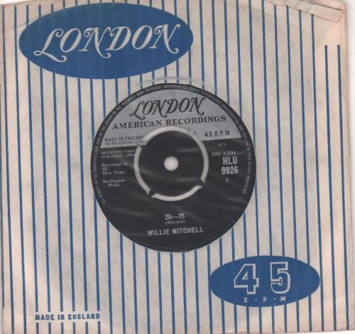 Willie Mitchell 20-75 7" vinyl single (7 inch record / 45) UK WLY07670008