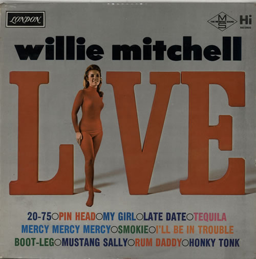 Willie Mitchell Live vinyl LP album (LP record) UK WLYLPLI640257