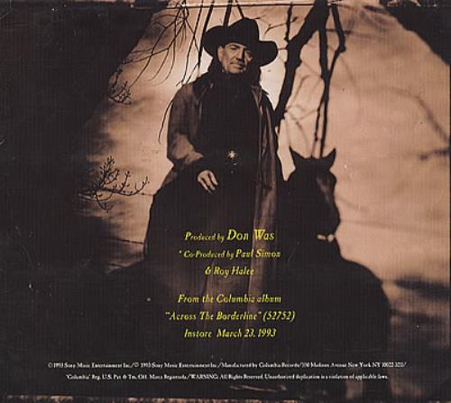 Willie Nelson Across The Borderline CD album (CDLP) US WNLCDAC371223