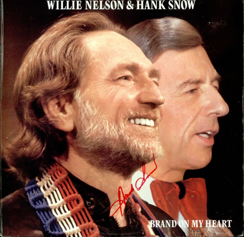 Willie Nelson Brand On My Heart - Autographed vinyl LP album (LP record) US WNLLPBR523699