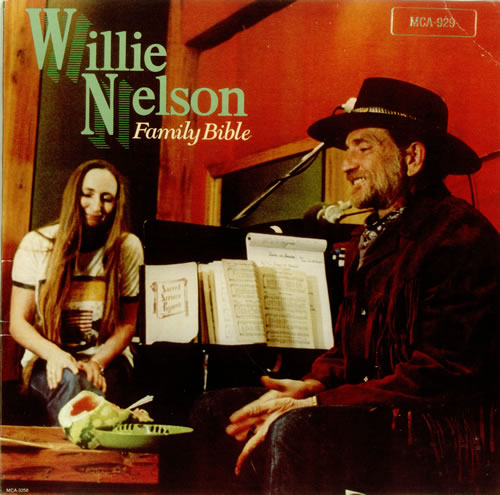 Willie Nelson Family Bible vinyl LP album (LP record) US WNLLPFA457533