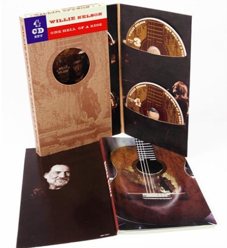 Willie Nelson One Hell Of A Ride 4-CD album set UK WNL4CON433087