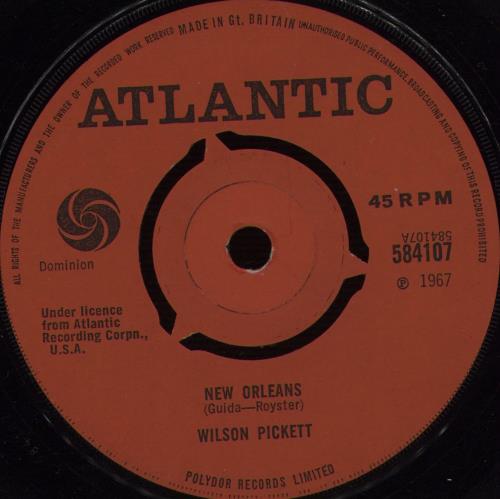 Wilson Pickett New Orleans 7" vinyl single (7 inch record / 45) UK WP.07NE670444