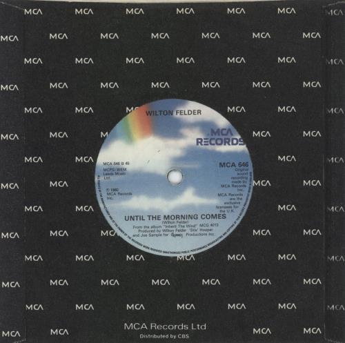 Wilton Felder Inherit The Wind 7" vinyl single (7 inch record / 45) UK WJL07IN873422