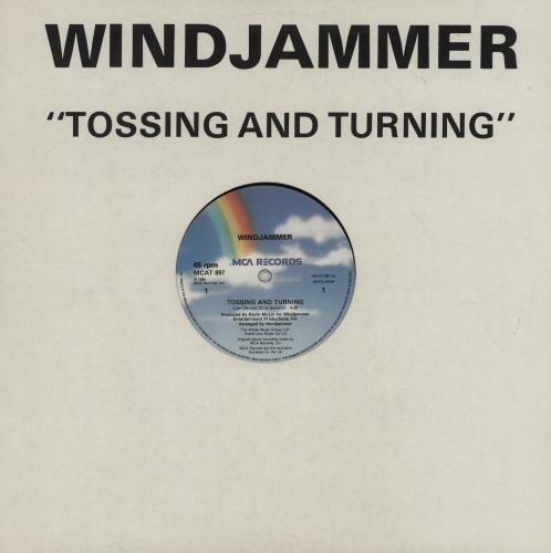 Windjammer Tossing And Turning - title sleeve 12" vinyl single (12 inch record / Maxi-single) UK WDJ12TO753444