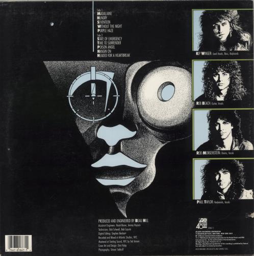 Winger Winger - EX vinyl LP album (LP record) US WNGLPWI874832