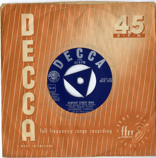 Winifred Atwell Rampart Street Rock 7" vinyl single (7 inch record / 45) UK WNF07RA614666