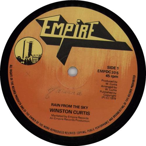 Winston Curtis Rain From The Sky 12" vinyl single (12 inch record / Maxi-single) UK 0IQ12RA752771