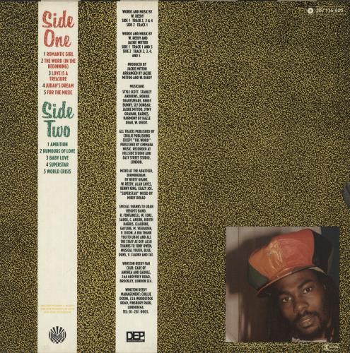 Winston Reedy Crossover vinyl LP album (LP record) UK 56RLPCR876301