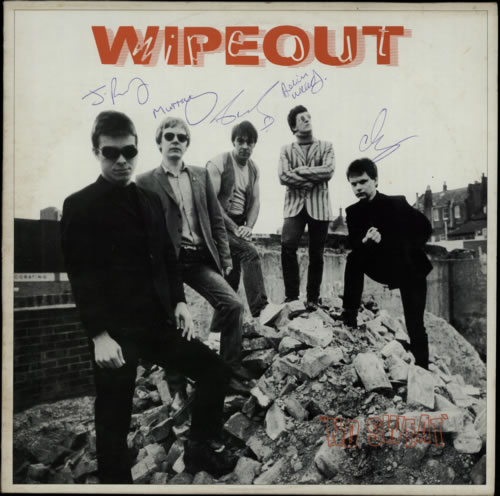 Wipe Out No Sweat - Autographed vinyl LP album (LP record) UK WLVLPNO587310