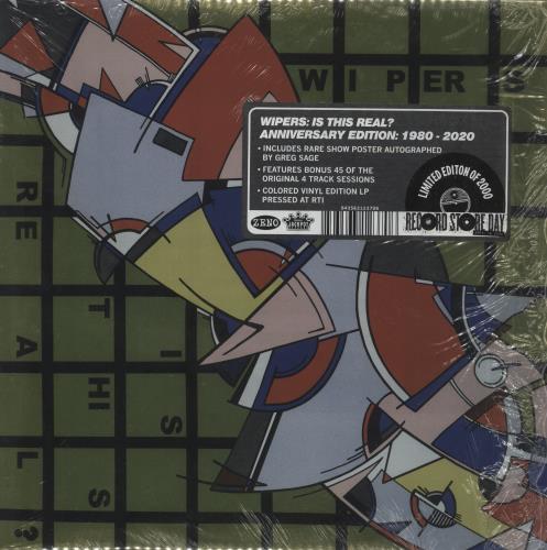 Wipers Is This Real? - Anniversary Edition: 1980 - 2020 - Clear Vinyl vinyl LP album (LP record) US WIPLPIS868868