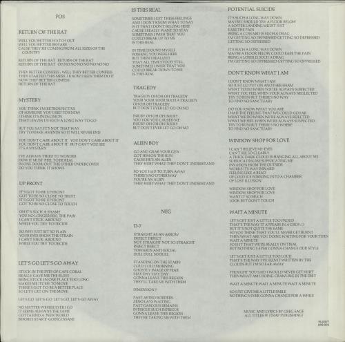 Wipers Is This Real? vinyl LP album (LP record) German WIPLPIS652145