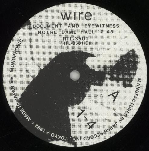 Wire Document And Eyewitness + Obi 2-LP vinyl record set (Double LP Album) Japanese WIR2LDO468567