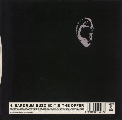 Wire Eardrum Buzz 7" vinyl single (7 inch record / 45) UK WIR07EA885913