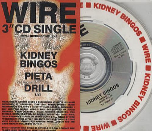 Wire Kidney Bingos 3" CD single (CD3) UK WIRC3KI108760