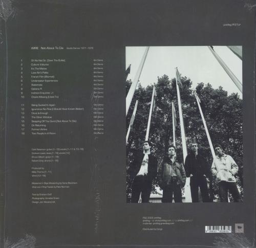 Wire Not About To Die (Studio Demos 1977-1978) vinyl LP album (LP record) UK WIRLPNO812839