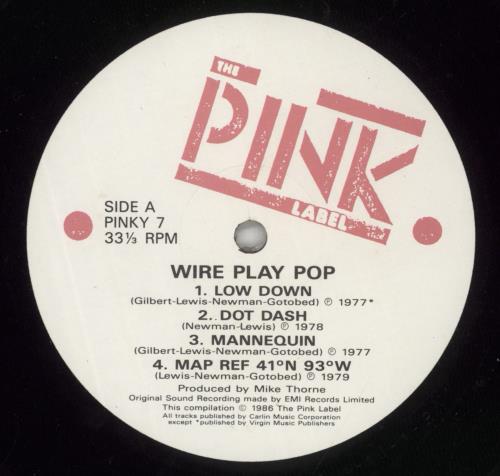 Wire Play Pop vinyl LP album (LP record) UK WIRLPPL128957