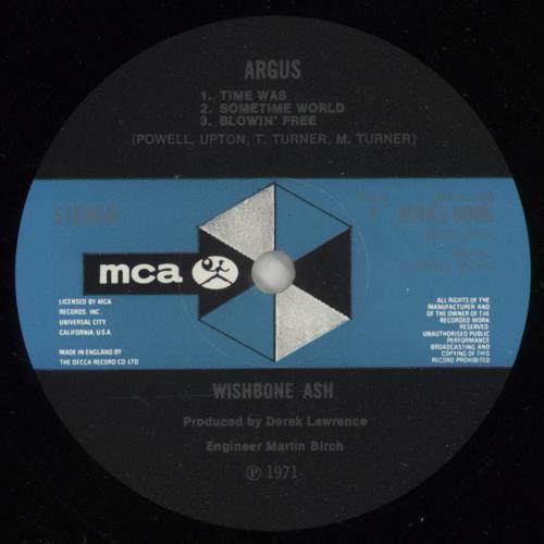 Wishbone Ash Argus - 1st - VG+ vinyl LP album (LP record) UK WSHLPAR636979