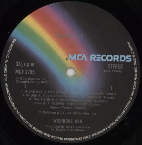 Wishbone Ash Classic Ash vinyl LP album (LP record) UK WSHLPCL338019