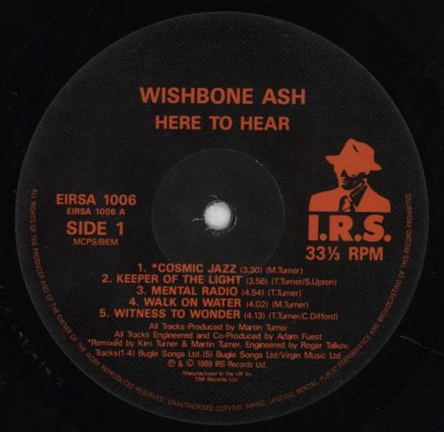 Wishbone Ash Here To Hear vinyl LP album (LP record) UK WSHLPHE375562