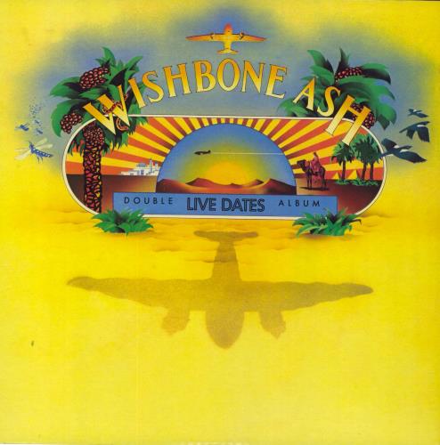 Wishbone Ash Live Dates - EX 2-LP vinyl record set (Double LP Album) UK WSH2LLI569236