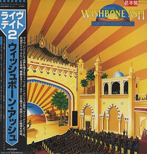 Wishbone Ash Live Dates Volume Two - White Label 2-LP vinyl record set (Double LP Album) Japanese WSH2LLI325407