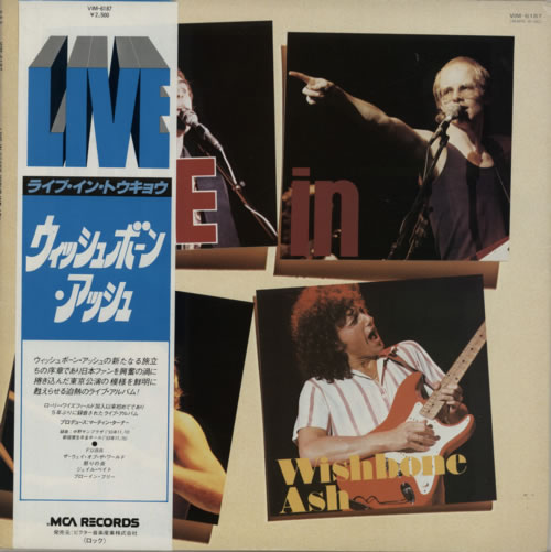 Wishbone Ash Live In Tokyo vinyl LP album (LP record) Japanese WSHLPLI134515
