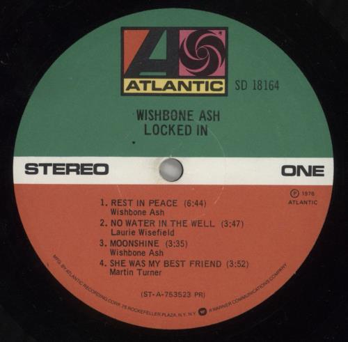 Wishbone Ash Locked In vinyl LP album (LP record) US WSHLPLO582164