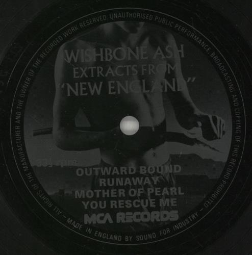 Wishbone Ash New England Tour + Flexi tour programme UK WSHTRNE488121