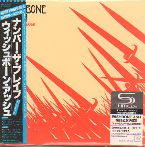 Wishbone Ash Number The Brave SHM CD Japanese WSHHMNU664498